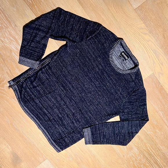 Minimum Crewneck Side Zipper Sweatshirt LRG/XL EUC - Picture 4 of 5